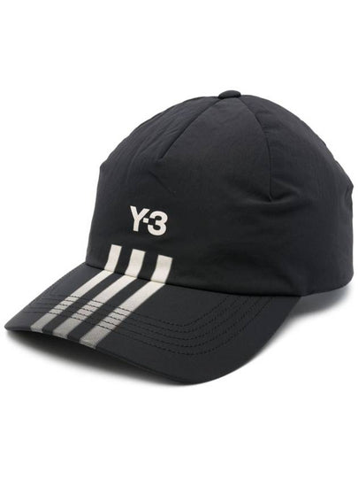 Striped Ball Cap Black - Y-3 - BALAAN 2