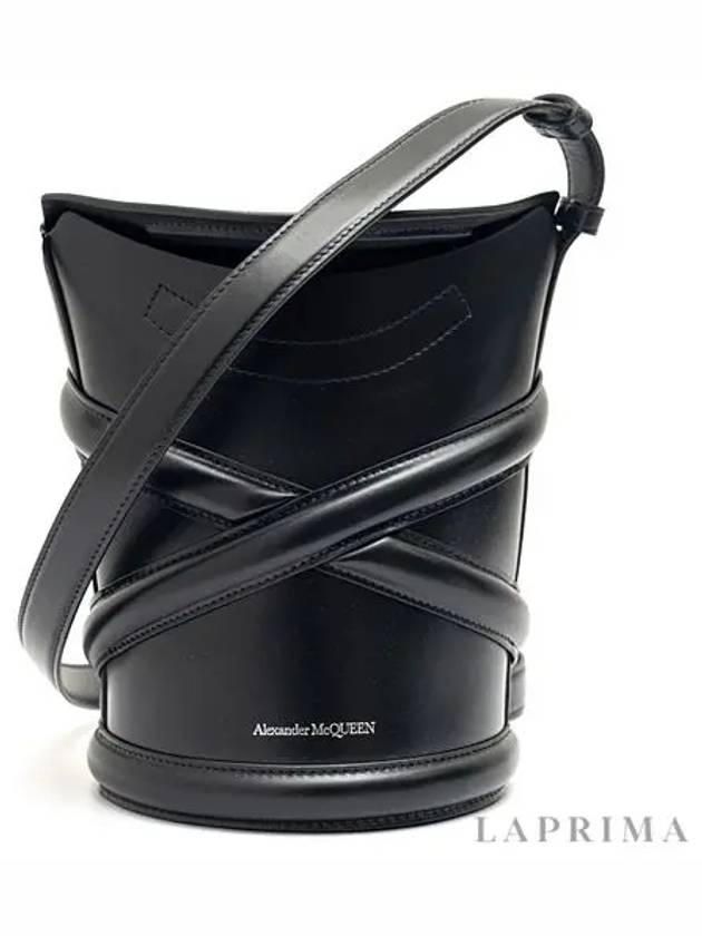 The Curve Small Bucket Bag Black - ALEXANDER MCQUEEN - BALAAN 2