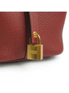 Picotin Lock 18 Clemence Tote Bag Rouge - HERMES - BALAAN 8