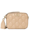 GG Matelasse Leather Cross Bag Rose Beige - GUCCI - BALAAN 3