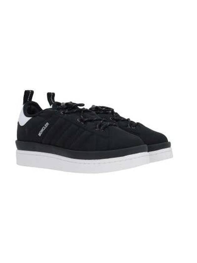 Campus Logo Low Top Sneakers Black - MONCLER - BALAAN 5