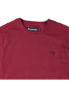 Embroidered Logo Essential Sports Short Sleeve T-Shirt Red - BARBOUR - BALAAN 4