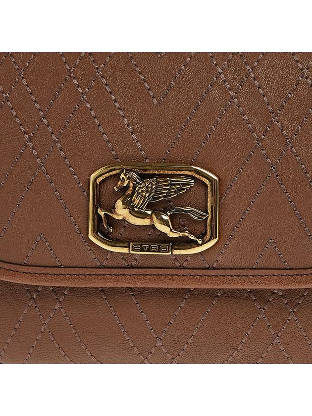 Pegasus Chevron Shoulder Bag Brown - ETRO - BALAAN 8