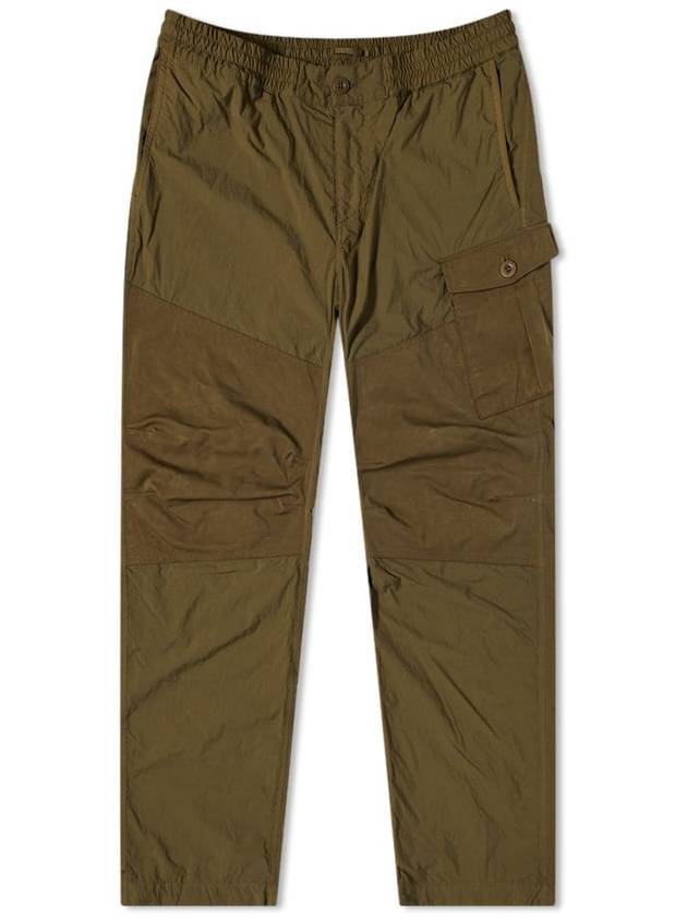 Men's Garment Dyed Nylon Cargo Straight Pants Khaki - TEN C - BALAAN 1