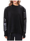 Leather Sweatshirt Black - GIVENCHY - BALAAN 2