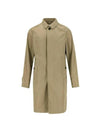 Men's Hampstead Welt Pocket Single Coat Beige - BURBERRY - BALAAN 1