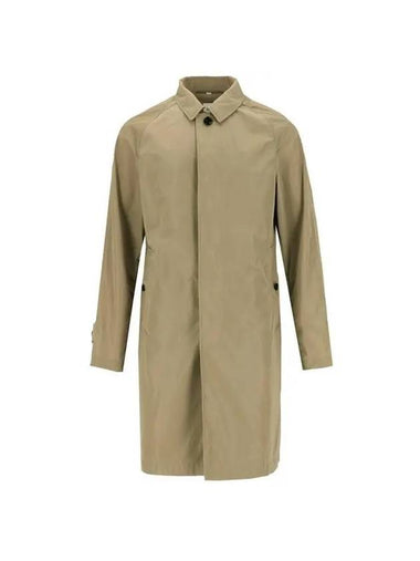 Men's Hampstead Welt Pocket Single Coat Beige - BURBERRY - BALAAN 1