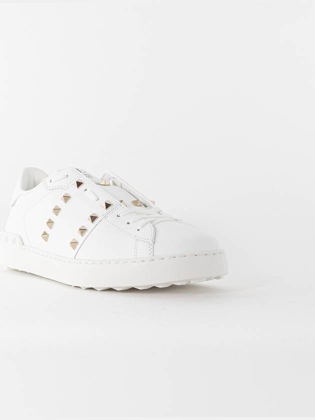 Rockstud Untitled Leather Men s Sneakers BIANCO 1Y2S0931 BHS - VALENTINO - BALAAN 2