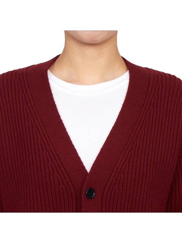 Flock Flower Patch Pocket Cardigan Red - JW ANDERSON - BALAAN 8