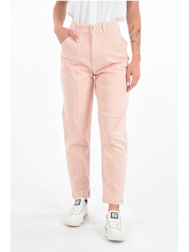 Denim Straight Pants 603003SOH329965 Pink - STELLA MCCARTNEY - BALAAN.