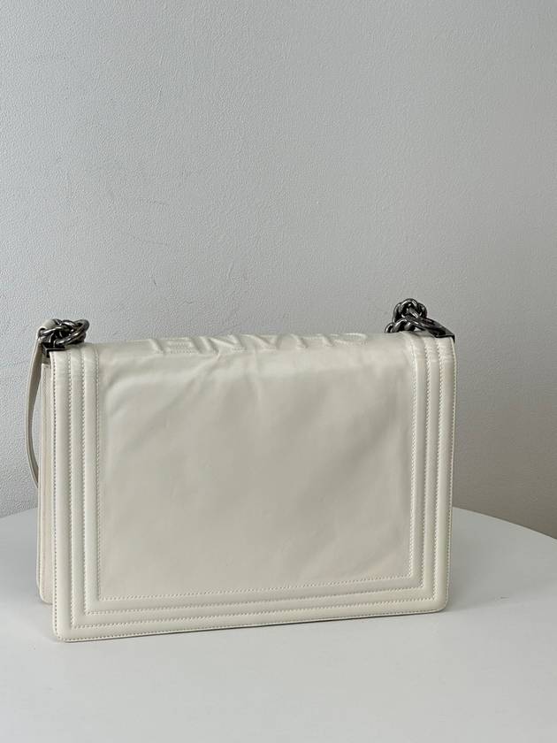 15th bag ivory large boy 3VCHB25012 - CHANEL - BALAAN 3