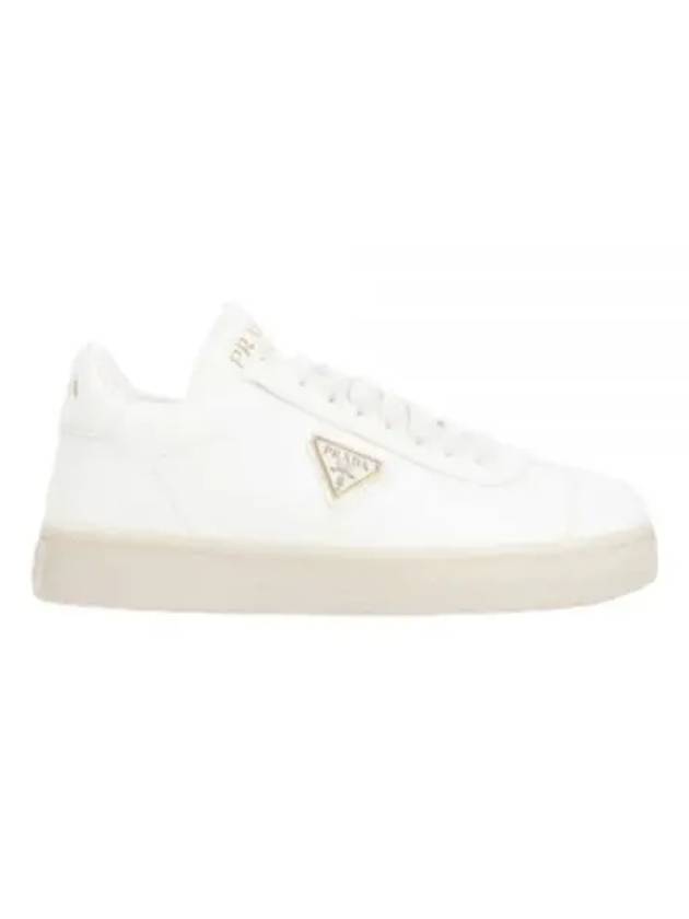 Leather Low Top Sneakers White - PRADA - BALAAN 2