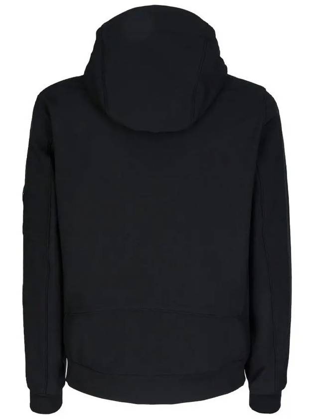 Lens Wappen Patch Zip Up Hoodie Black - CP COMPANY - BALAAN 3