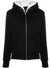 Classic Bunny 3 White Lining Zip Up Hoodie Black - MOOSE KNUCKLES - BALAAN 2