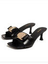 New Vara Plate Mule Black - SALVATORE FERRAGAMO - BALAAN 3