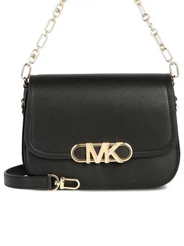 Parker Medium Leather Messenger Cross Bag Black - MICHAEL KORS - BALAAN 2