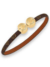 Historic Mini Monogram Bracelet Gold Brown - LOUIS VUITTON - BALAAN 3