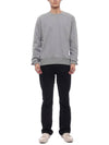 Center Back Stripe Crewneck Sweatshirt Light Grey - THOM BROWNE - BALAAN 4