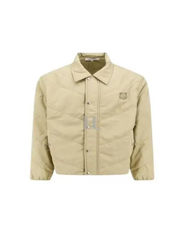 Quilted Nylon Frontal Logo Patch Jacket Canvas - MAISON KITSUNE - BALAAN 2