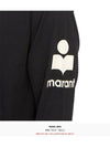 Logo Print Cotton Long Sleeve T Shirt Black - ISABEL MARANT - BALAAN 7