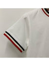 Kids Logo Patch Three Stripe Lining Short Sleeve T Shirt 12Y 14Y Snow White 8C00023 83092 034 - MONCLER - BALAAN 5