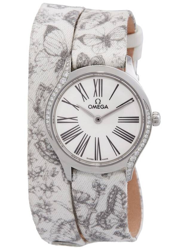 Omega De Ville Quartz Diamond White Dial Ladies Watch 428.17.26.60.04.002 - OMEGA - BALAAN 1