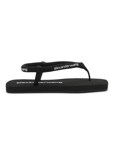 Logo Print Sandals Black - ALEXANDER WANG - BALAAN 1