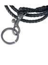 Woven Long Keyring Black - BOTTEGA VENETA - BALAAN 3