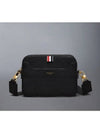 4 Bar Patch Leather Camera Cross Bag Black - THOM BROWNE - BALAAN 2