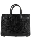 392035 Crocodile Nano Sac de Jour Top Handle Daily Bag 33498K - SAINT LAURENT - BALAAN 3