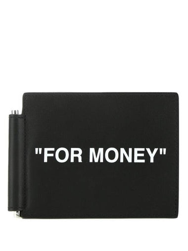 Money Clip OMNC022F20LEA001 - OFF WHITE - BALAAN 1