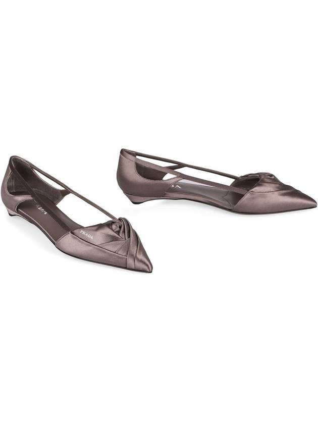 Satin Cutout Ballerina 1F734N 049 F0480 - PRADA - BALAAN 4