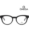 Glasses frame OM5003H 001 black horn rim - OMEGA - BALAAN 3