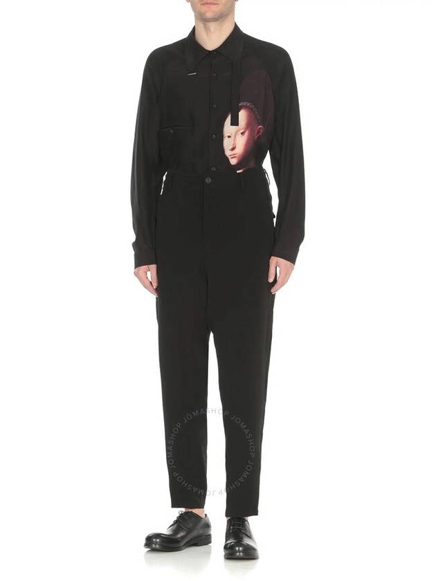 Button Tapered Pants - YOHJI YAMAMOTO - BALAAN 3