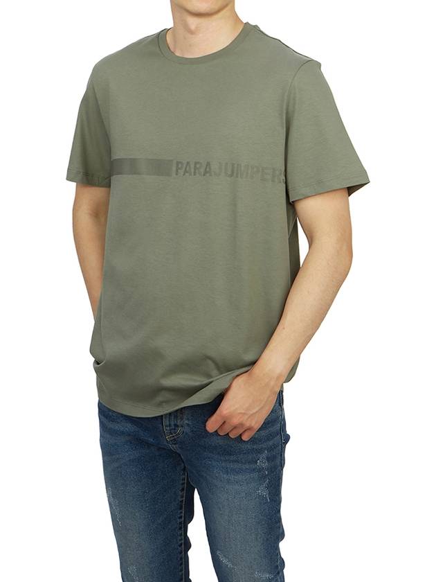 Men s short sleeve t shirt PMTSXF05 THYME - PARAJUMPERS - BALAAN 4