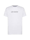 Pascal Logo Round Short Sleeve T-Shirt White - OFF WHITE - BALAAN 1