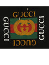 Vintage Logo Cotton Hoodie Black - GUCCI - BALAAN 6