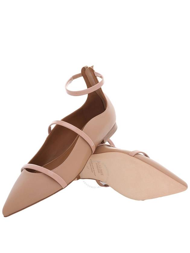 Malone Souliers Nude Leather Robyn Flats Brand Size 35.5 US Size 5.5 - MALONE SOULIERS - BALAAN 2