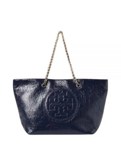 Ella Chain Tote Bag Blue - TORY BURCH - BALAAN 2