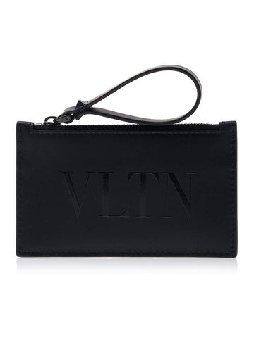 VLTN Card Wallet Black - VALENTINO - BALAAN 1