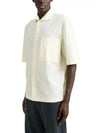 Camp Collar Cotton Short Sleeve Shirt Ecru - LEMAIRE - BALAAN 2