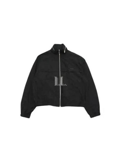 Alexandre Mattiussi Logo Print Windbreaker Black - AMI - BALAAN 2