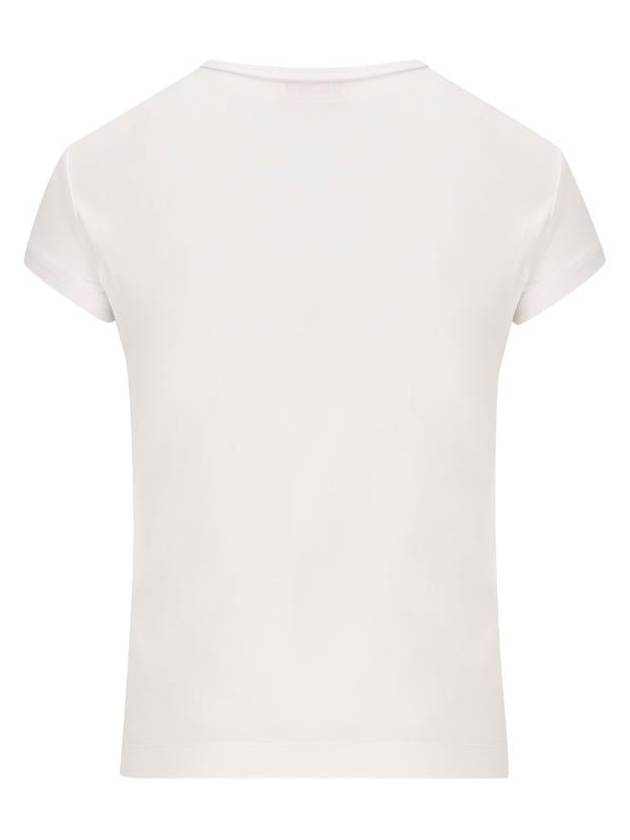 T Angie Peekaboo Logo Short Sleeve T-Shirt White - DIESEL - BALAAN 3