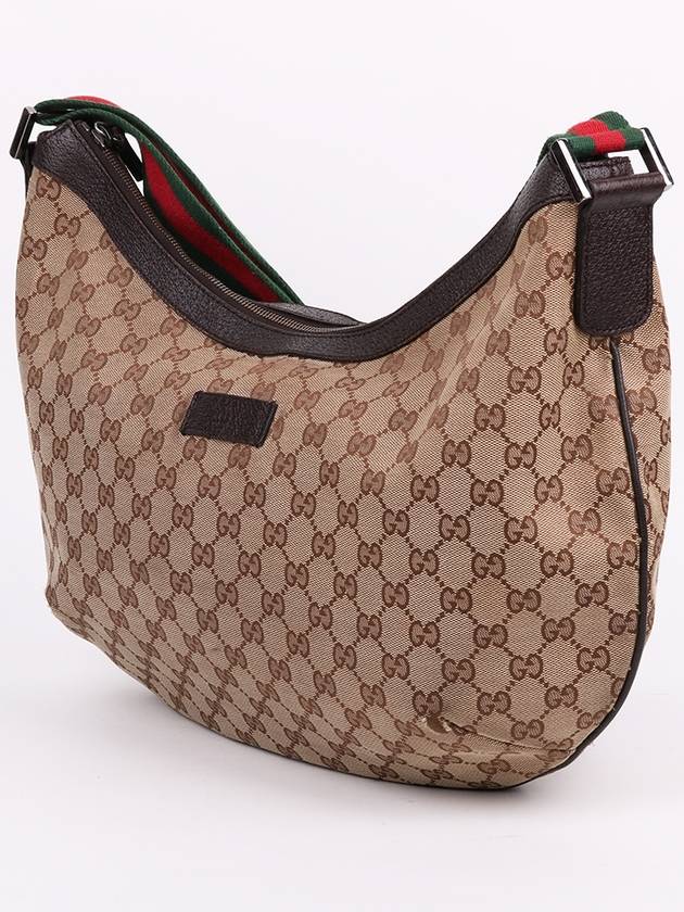 GG fabric three stripe large hobo shoulder bag 189752 - GUCCI - BALAAN 3