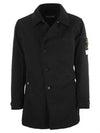 Wappen Patch Single Breasted Jacket Black - STONE ISLAND - BALAAN 2