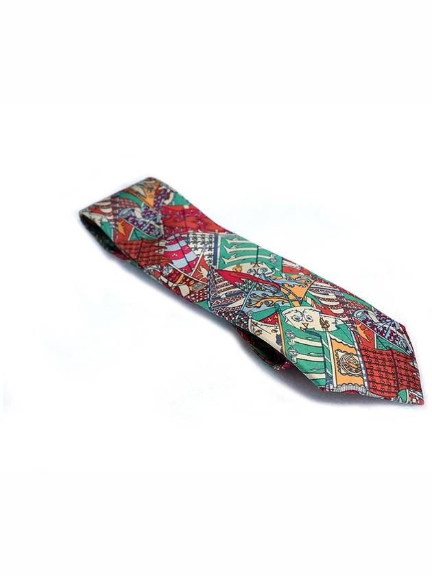 paris pattern tie - HERMES - BALAAN 3