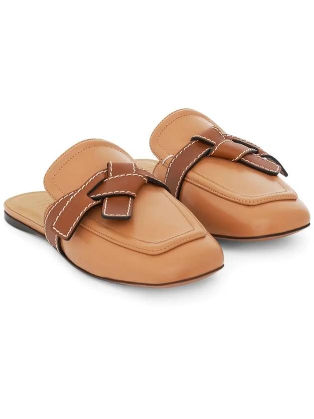 Gate Flat Leather Mule Brown - LOEWE - BALAAN 5