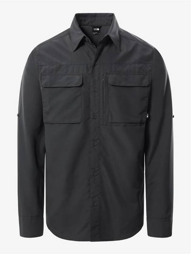 Men's Sequoia Long Sleeve Shirt Grey - THE NORTH FACE - BALAAN 2