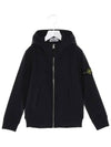 12th Anniversary Kids Waffen Hood Zip Up Navy 741640134 V0020 - STONE ISLAND - BALAAN 1