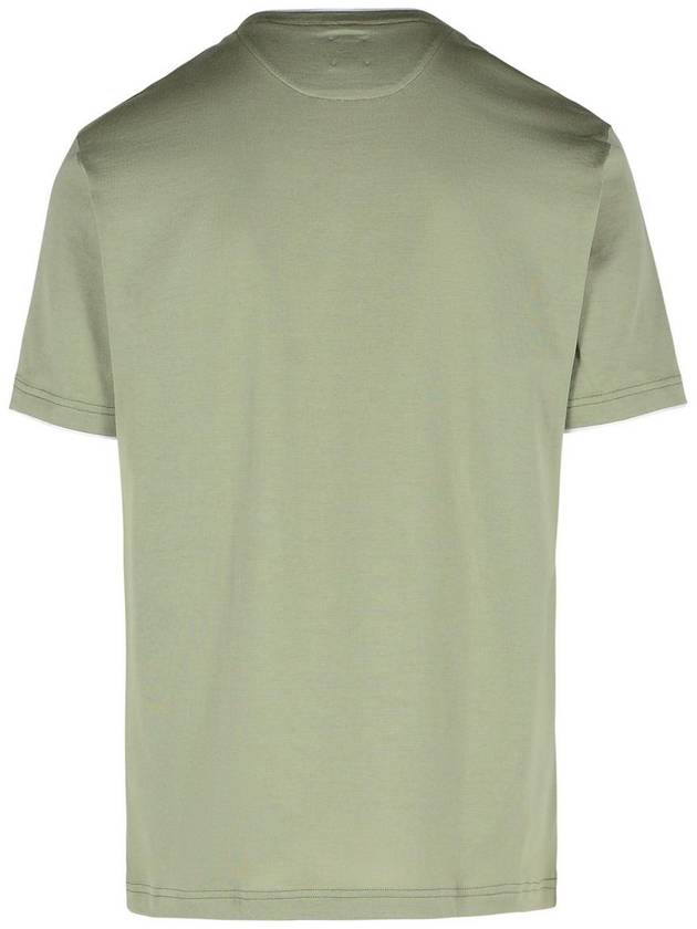 Eleventy Green Cotton T-Shirt - ELEVENTY MILANO - BALAAN 3